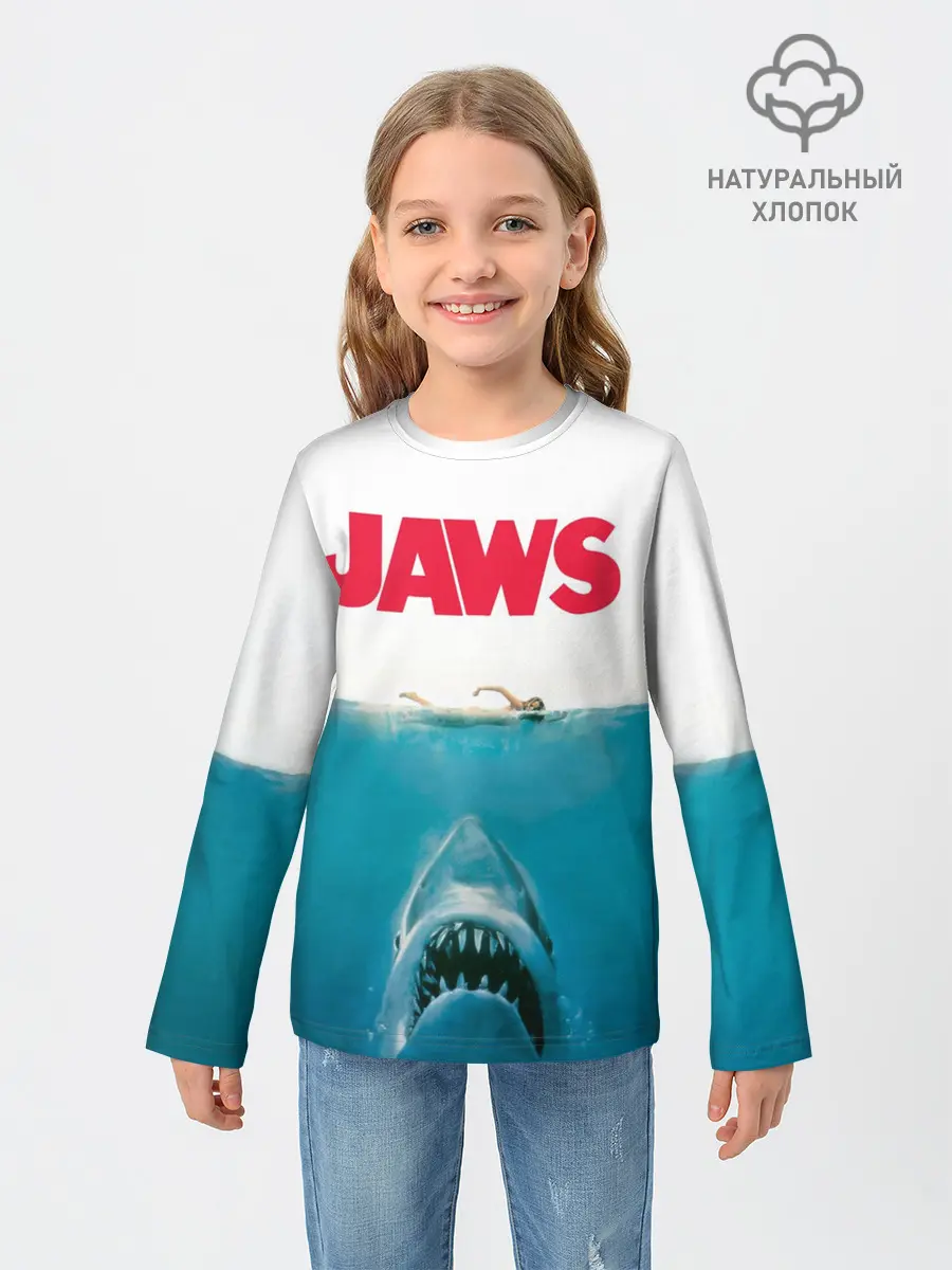 Детский лонгслив / Jaws 1975
