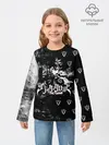 Детский лонгслив / Черный Аста Чёрный клевер
