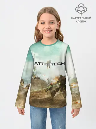 Детский лонгслив / Битва мехов