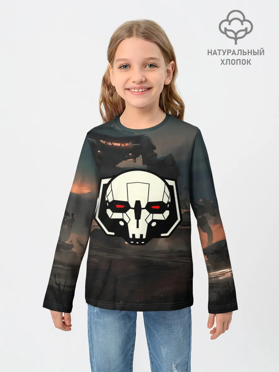 Детский лонгслив / Боевоймех