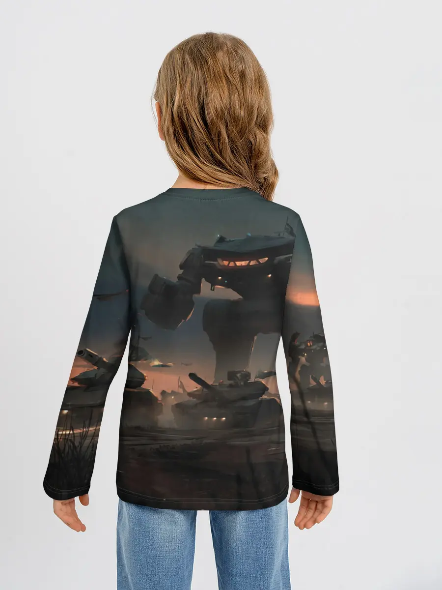 Детский лонгслив / Боевоймех