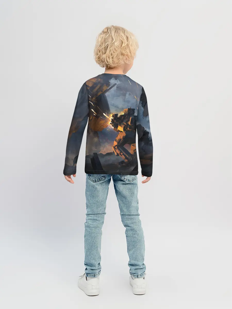 Детский лонгслив / Battletech warrior