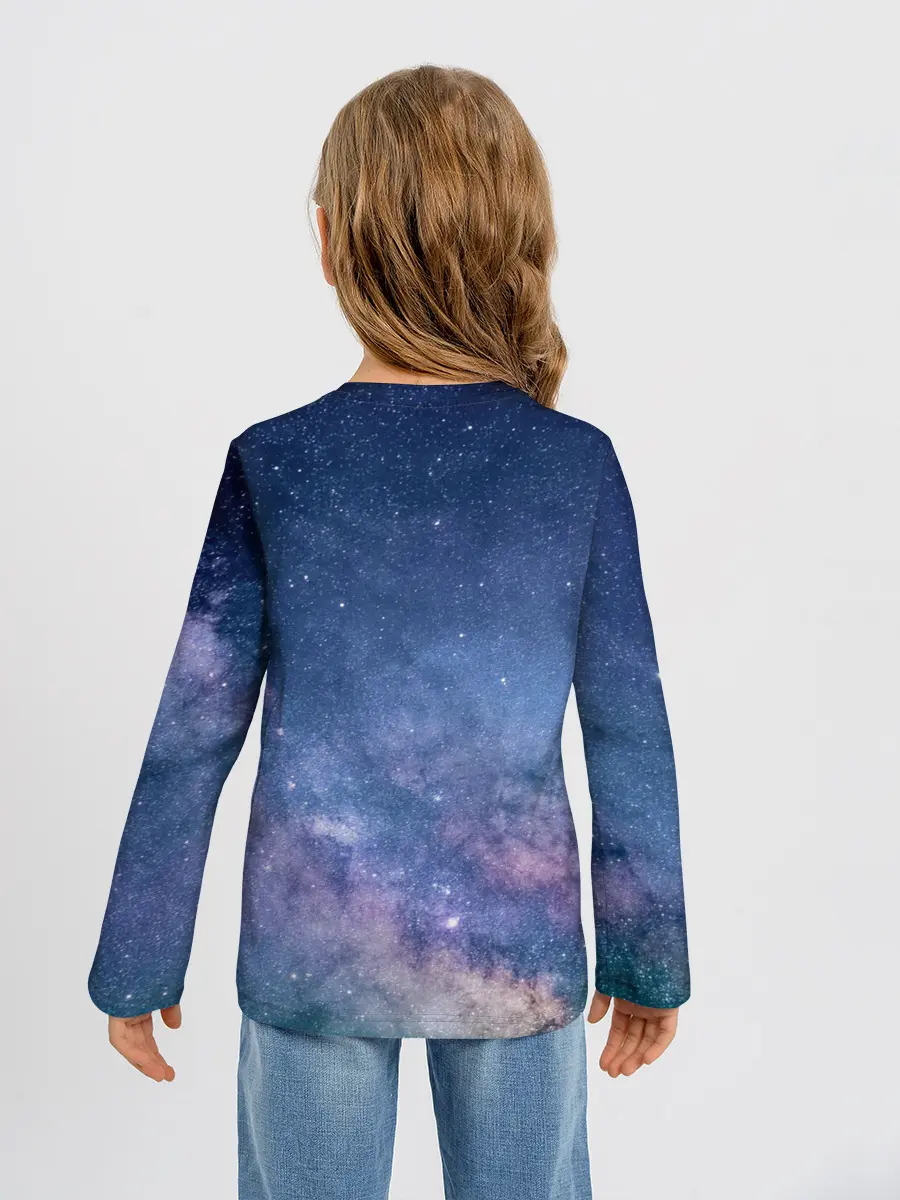 Детский лонгслив / Космос