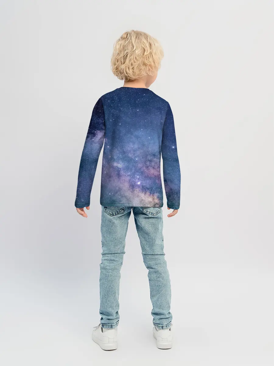 Детский лонгслив / Космос
