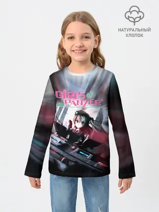 Детский лонгслив / Девушки и танки | Арису Симада