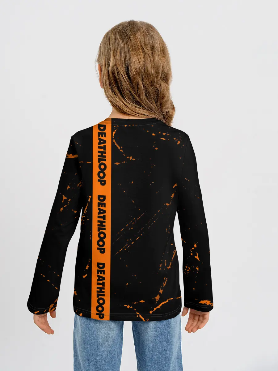 Детский лонгслив / Deathloop - Grunge