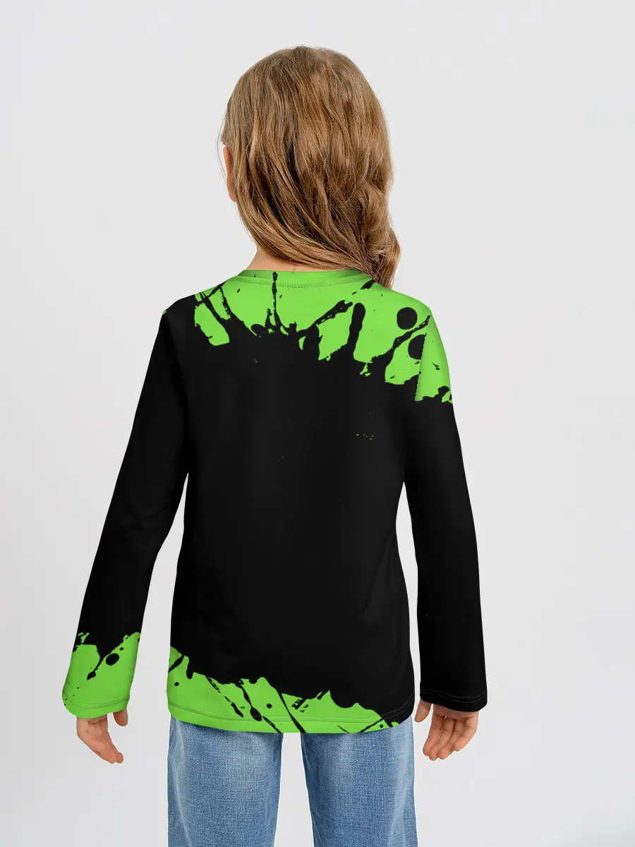 Детский лонгслив / Поп Ит / Симпл Димпл - Краска