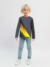 Детский лонгслив / Gray Yellow Style