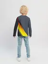 Детский лонгслив / Gray Yellow Style