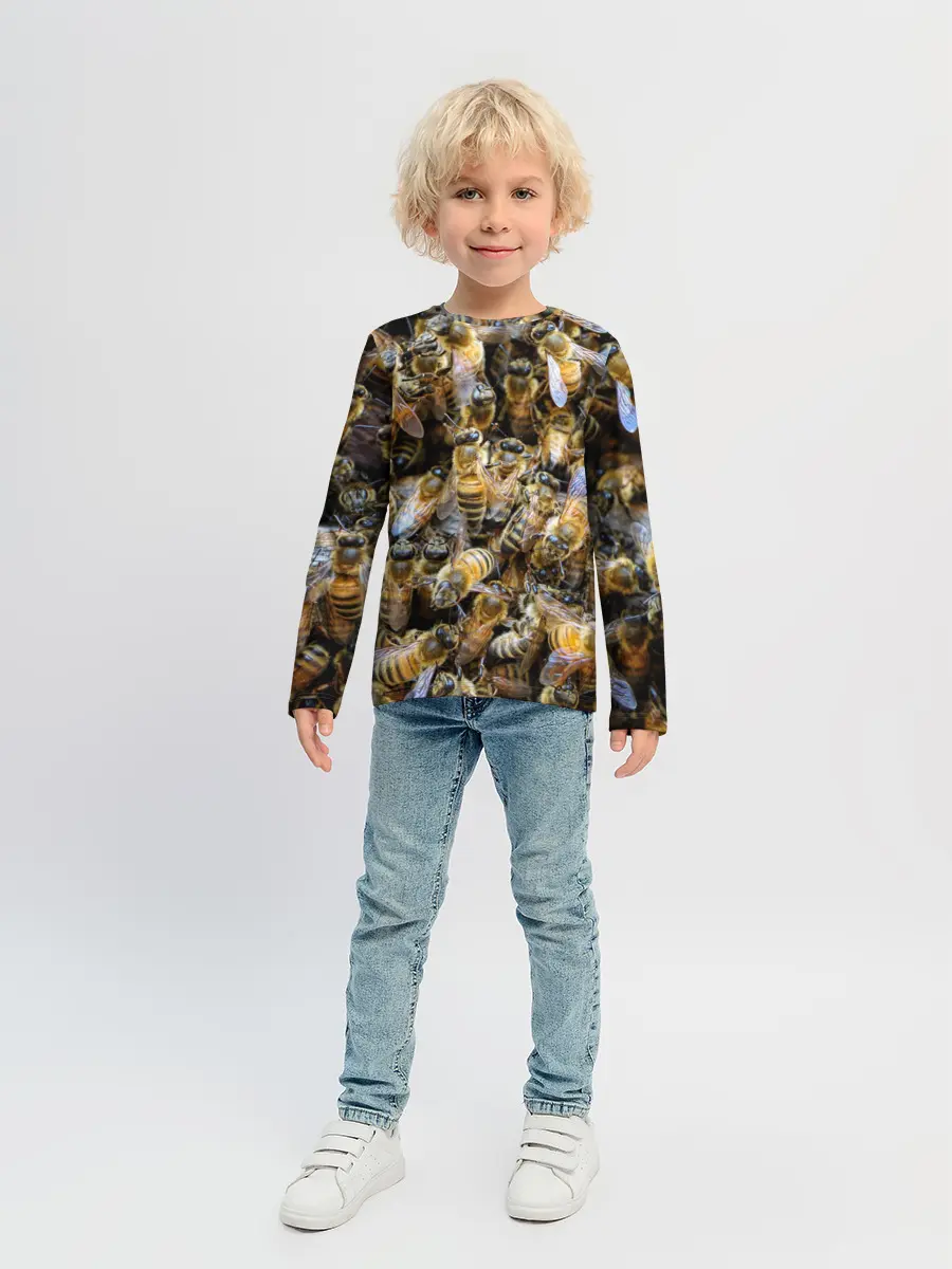 Детский лонгслив / Пчёлы