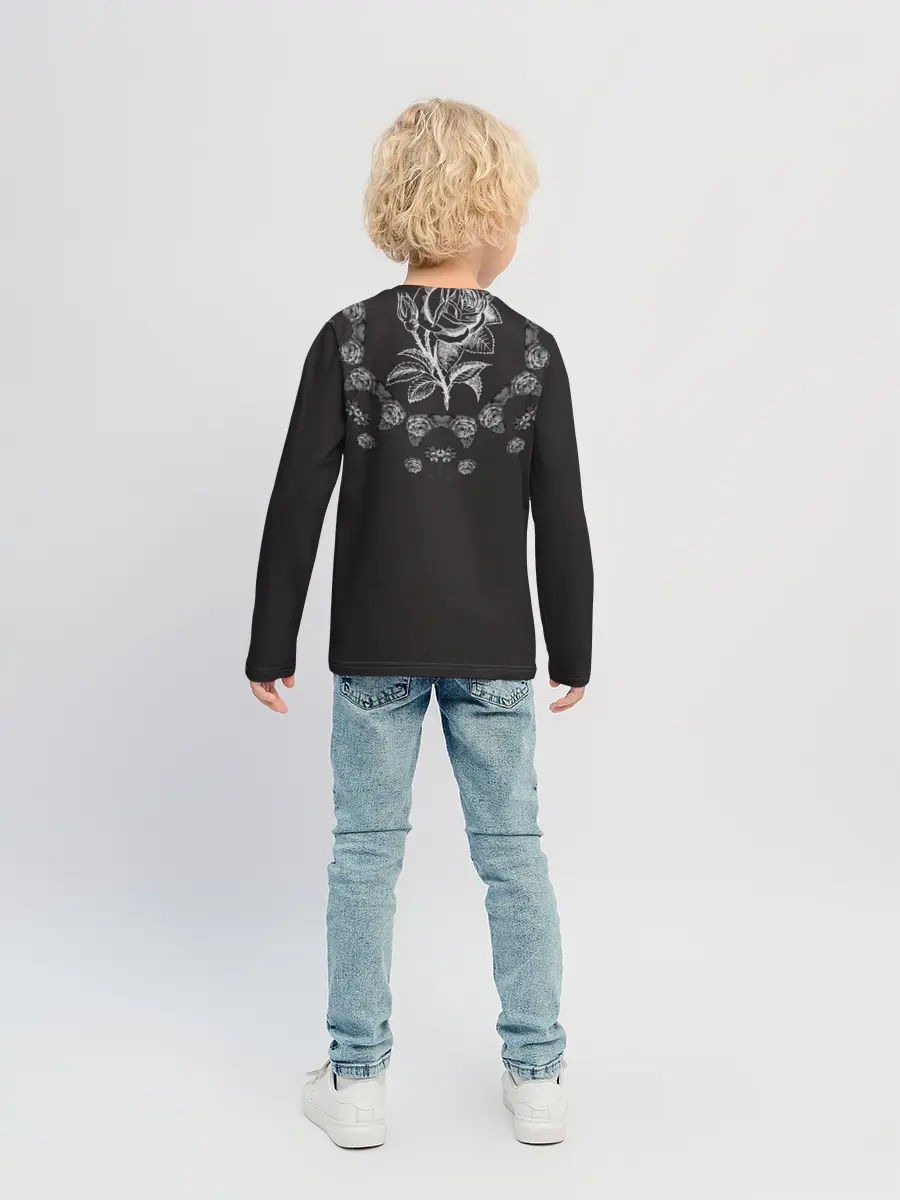 Детский лонгслив / ЦВЕТОЧНЫЙ РАЙ