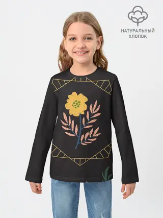Детский лонгслив / ЦВЕТОЧНЫЙ РАЙ
