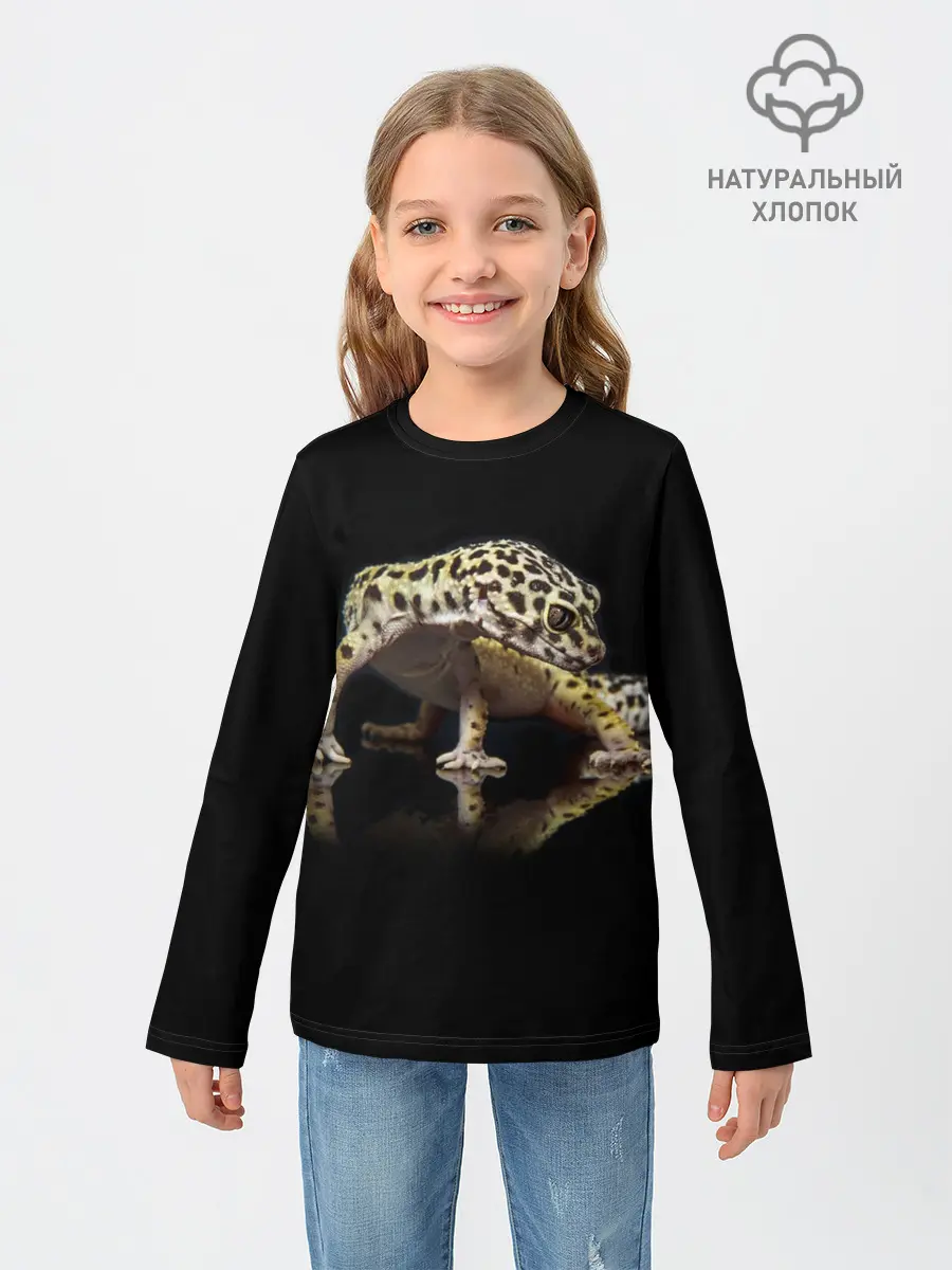 Детский лонгслив / ЭУБЛЕФАР / EUBLEPHARIS
