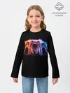 Детский лонгслив / НЕОНОВЫЙ ПАУК / NEON