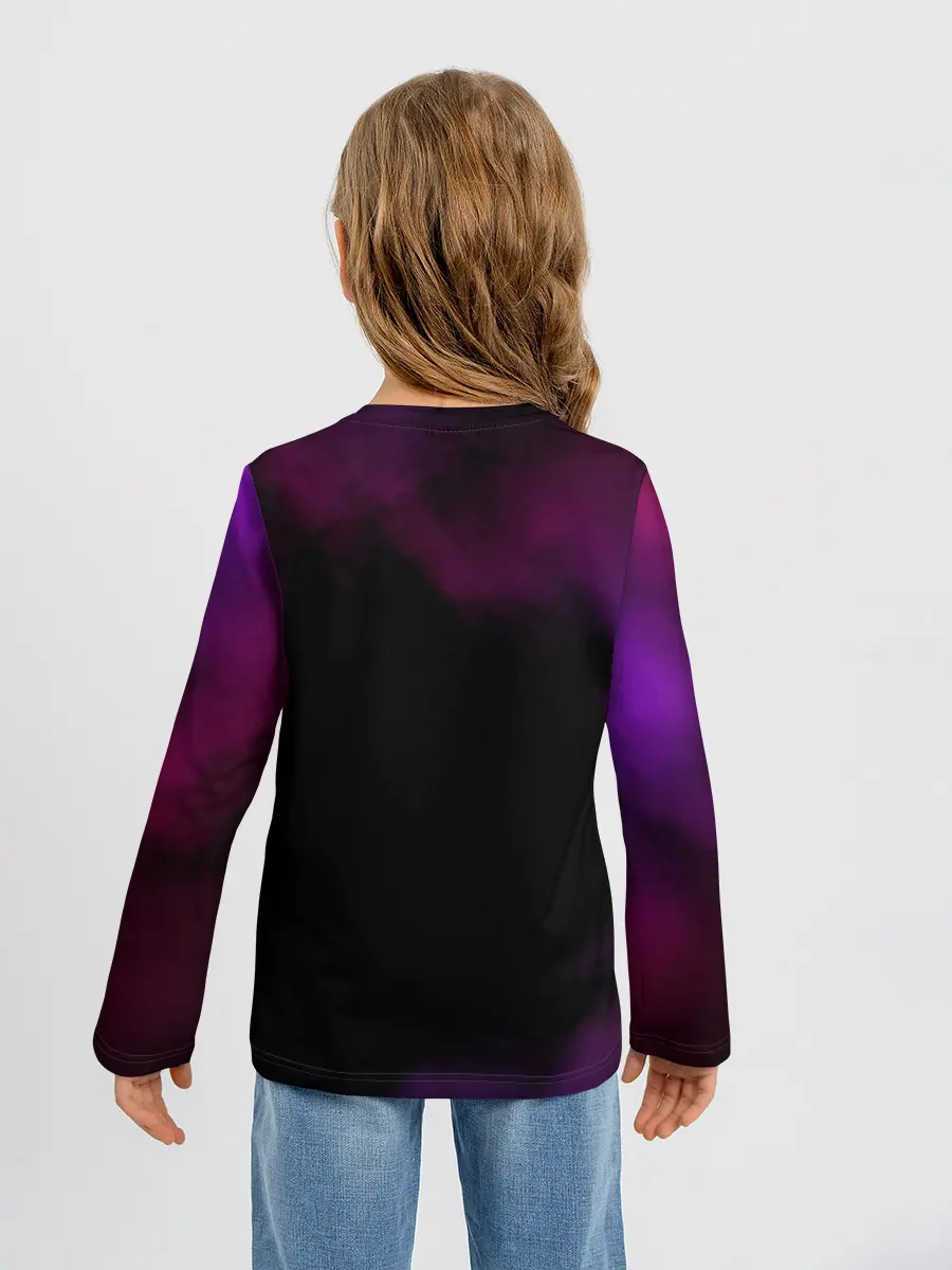 Детский лонгслив / Злой мускулистый Аста