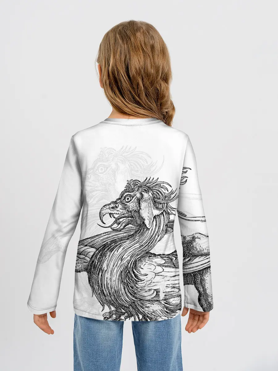 Детский лонгслив / Грифон