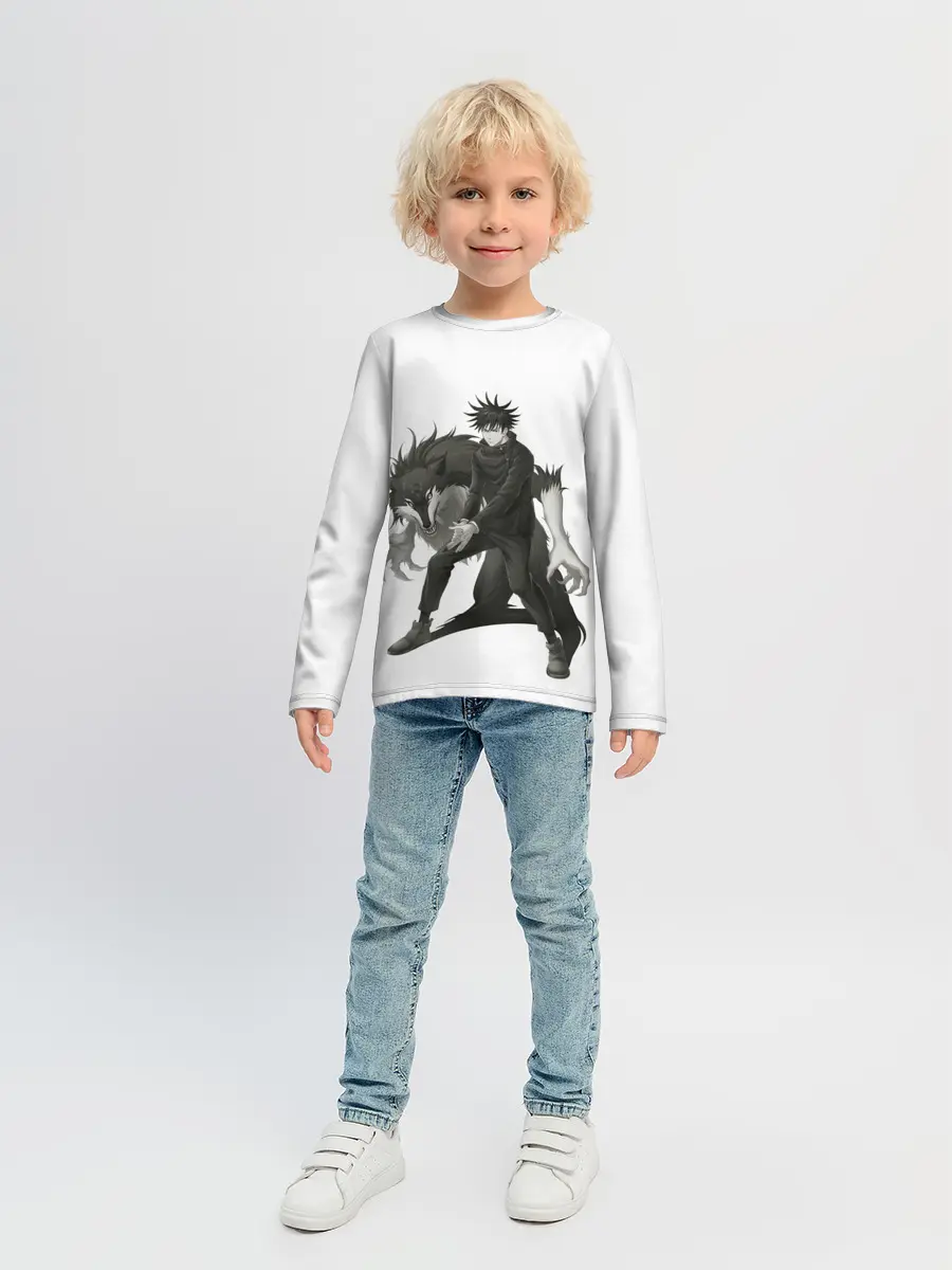 Детский лонгслив / Фушигуро Мегуми