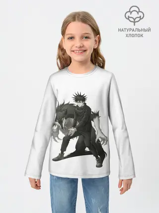 Детский лонгслив / Фушигуро Мегуми
