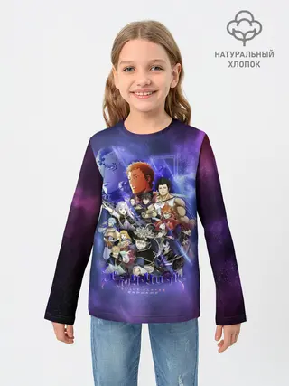 Детский лонгслив / Чёрный Клевер персонажи
