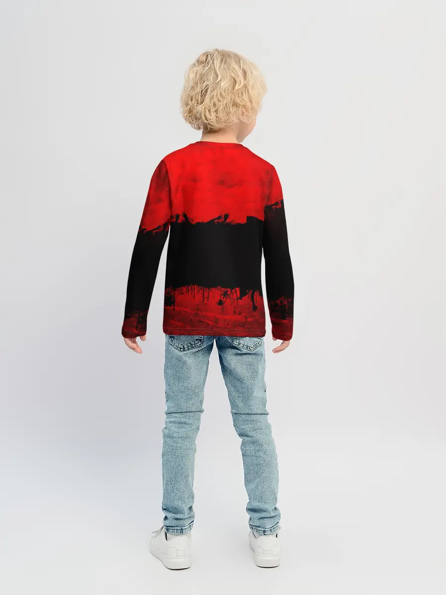 Детский лонгслив / Island of blood