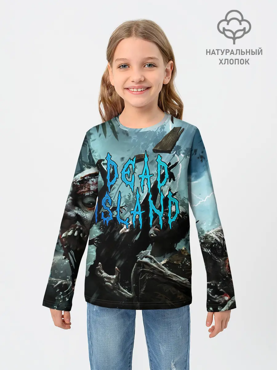 Детский лонгслив / Толпа зомби