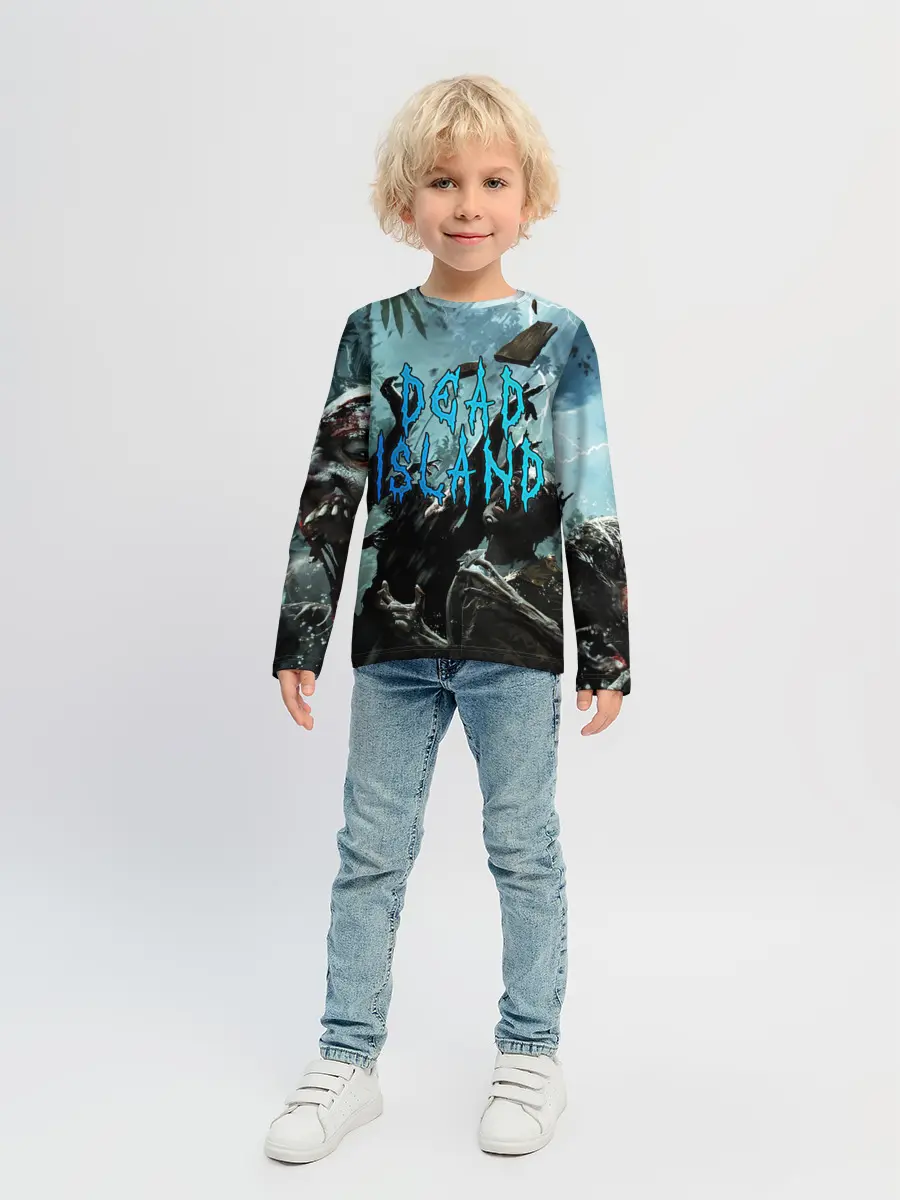 Детский лонгслив / Толпа зомби