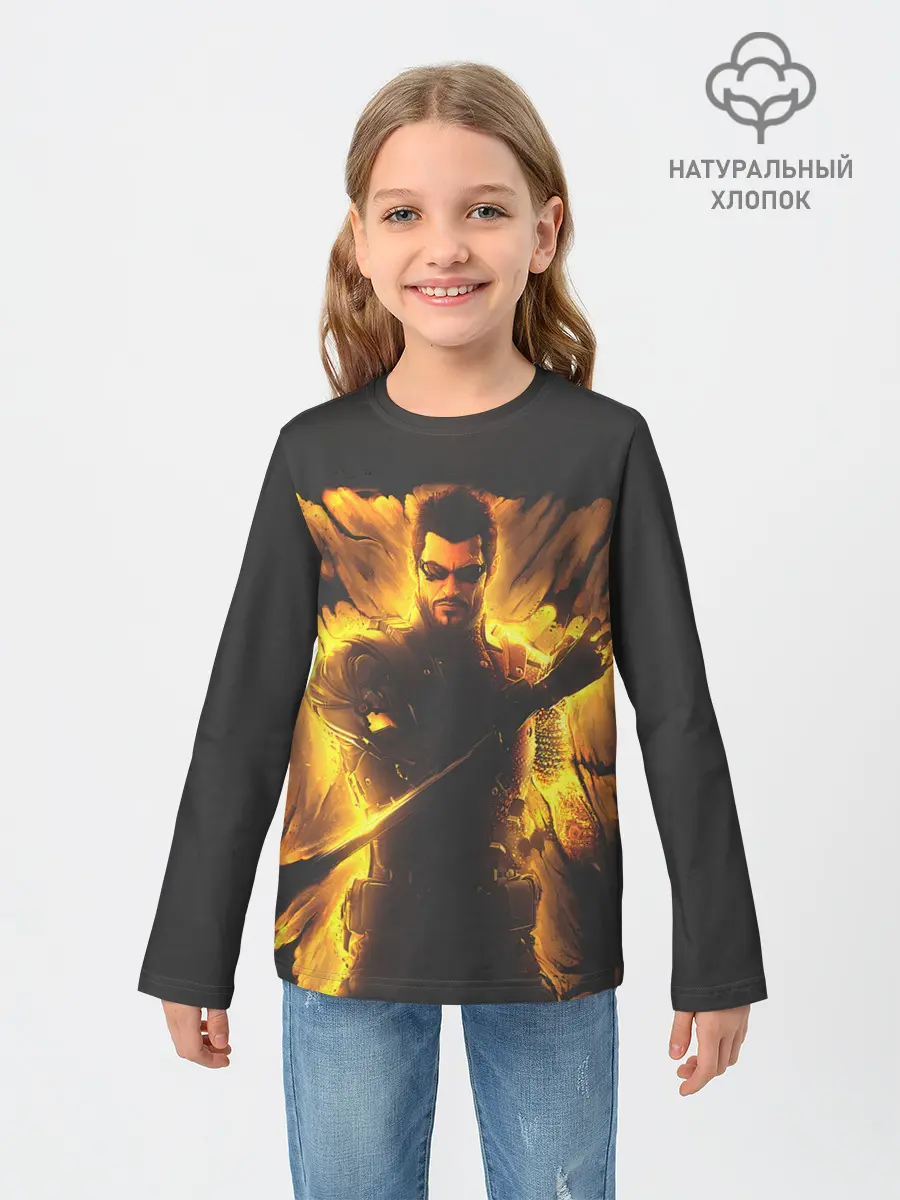 Детский лонгслив / Jensen in fire