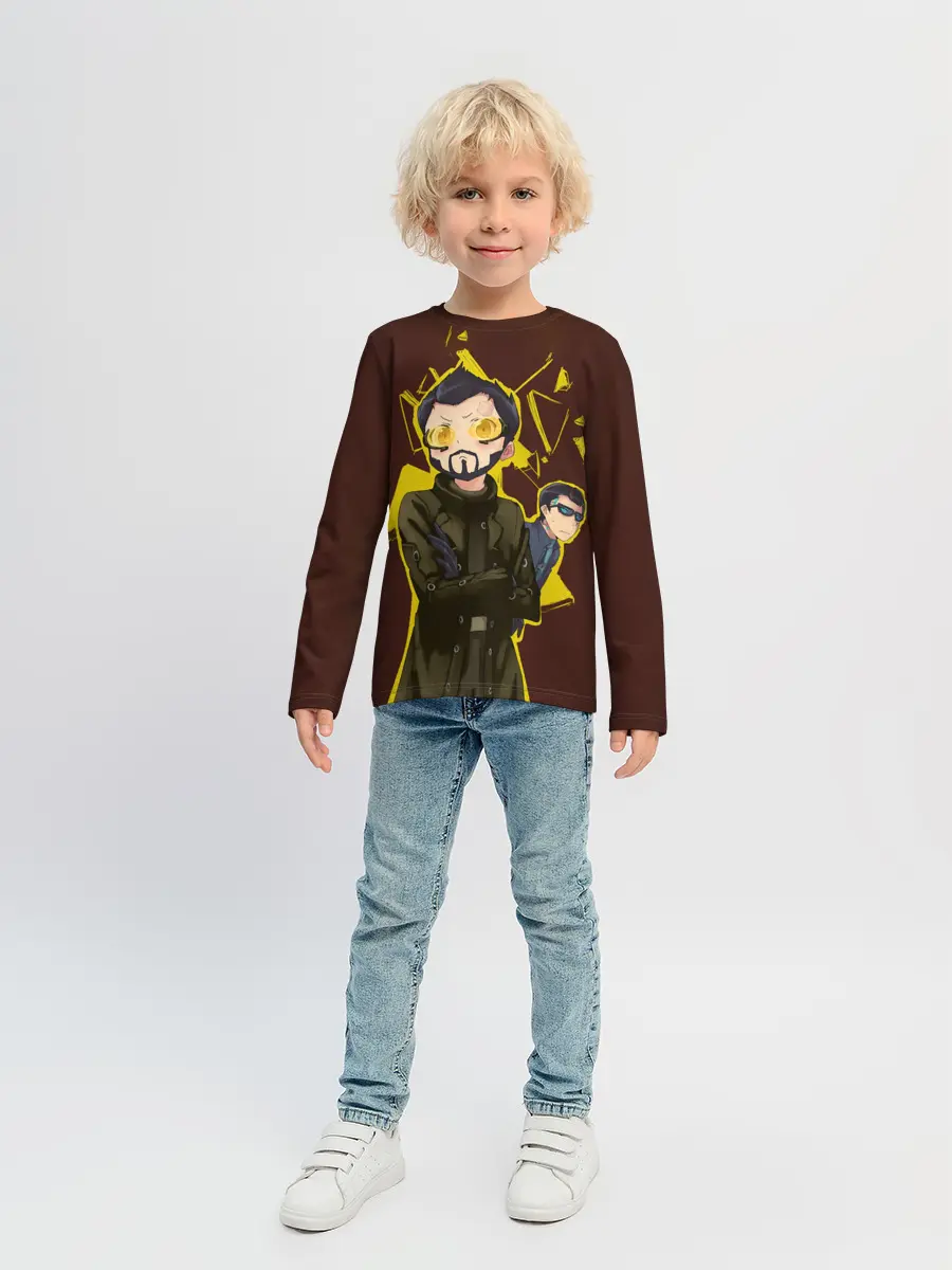 Детский лонгслив / Anime Adam Jensen