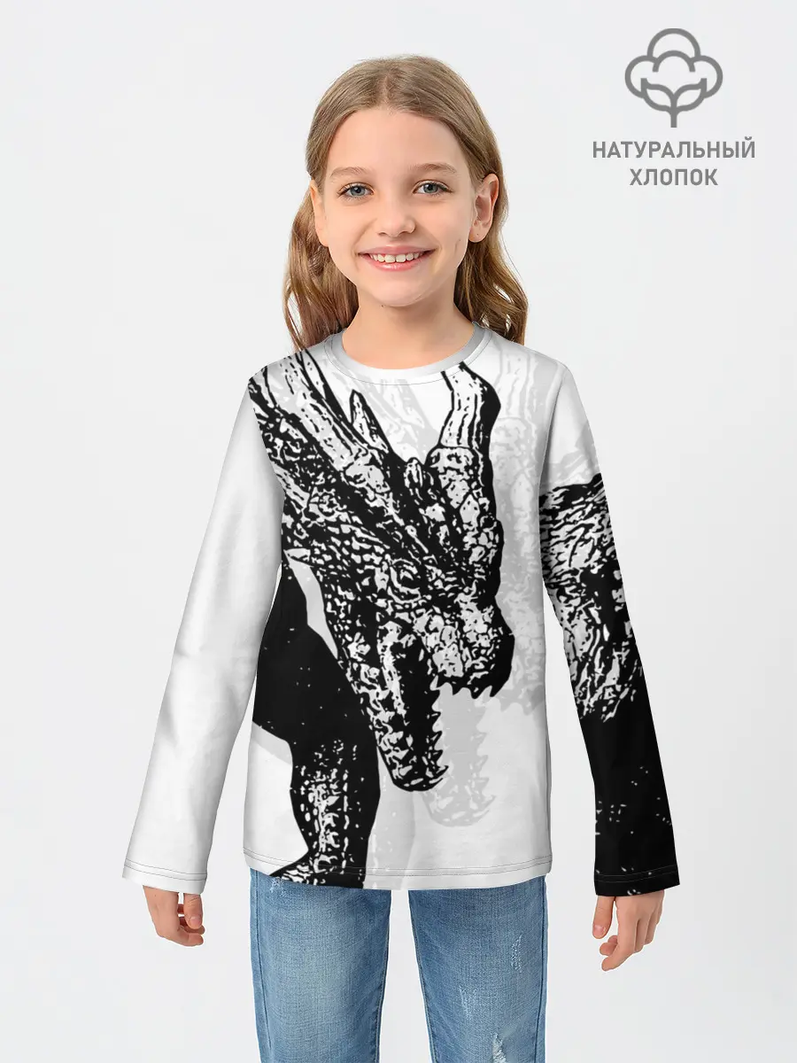 Детский лонгслив / Dragon