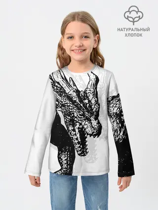 Детский лонгслив / Dragon