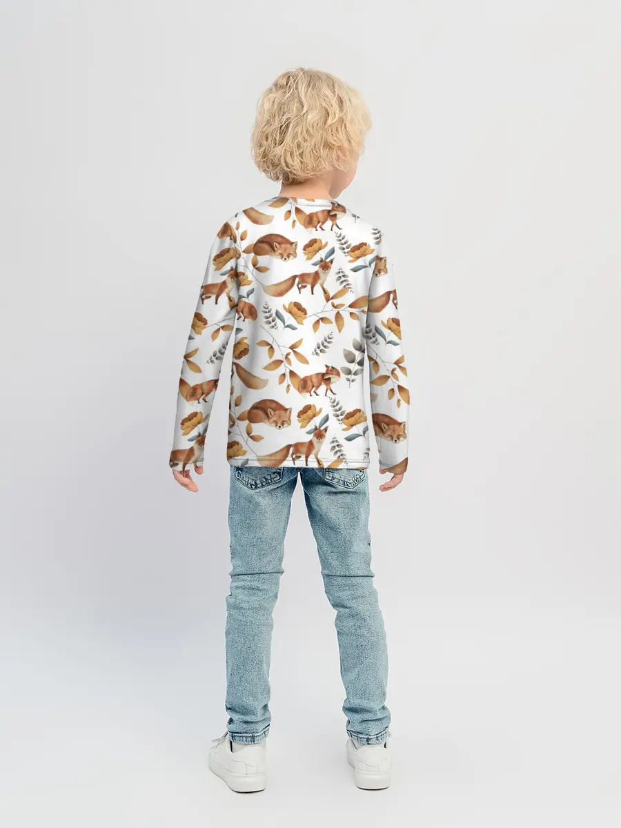 Детский лонгслив / Лиса