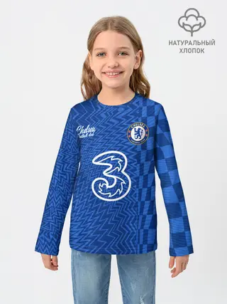 Детский лонгслив / НГоло Канте Челси 2021/2022