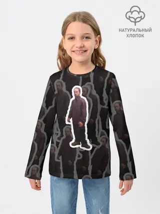 Детский лонгслив / Роберт Паттинсон | Мем