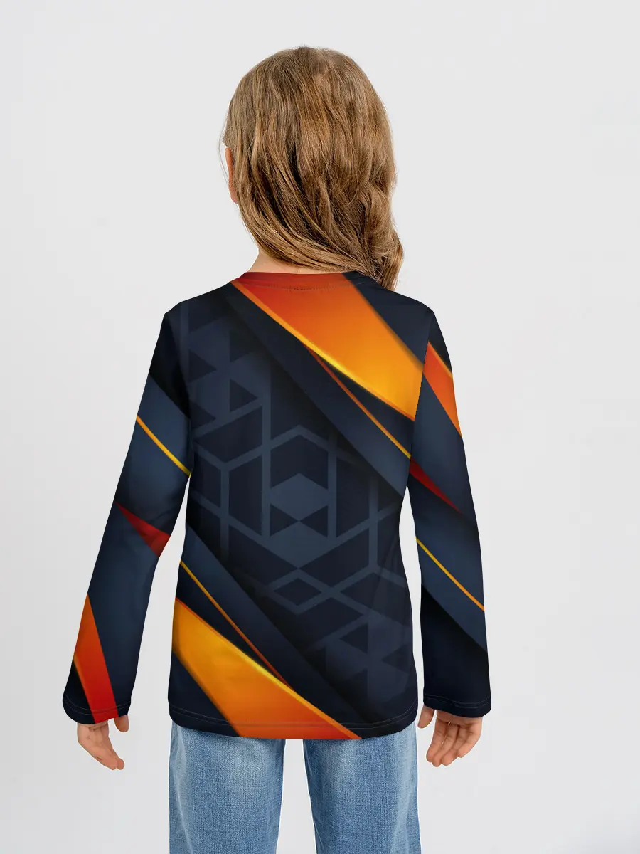 Детский лонгслив / BLACK ORANGE
