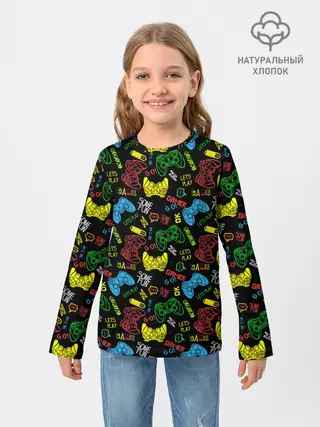 Детский лонгслив / Топ-геймер