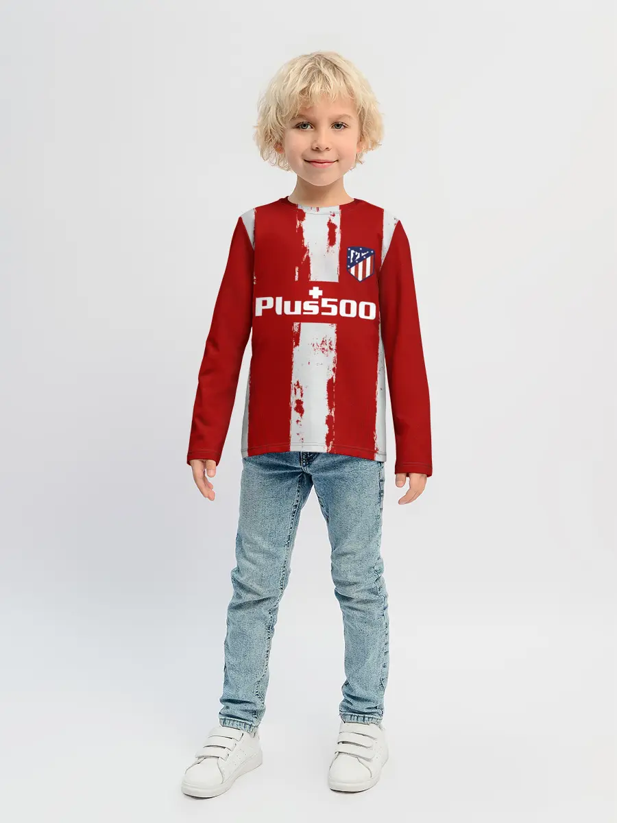 Детский лонгслив / Суарес Атлетико форма 2021/22