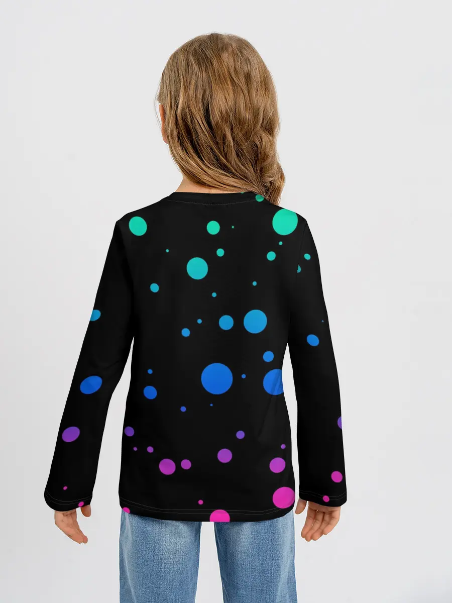 Детский лонгслив / геометрия