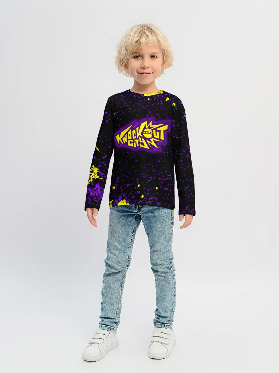 Детский лонгслив / Knockout City, logo