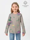 Детский лонгслив / Цветочная эстетика