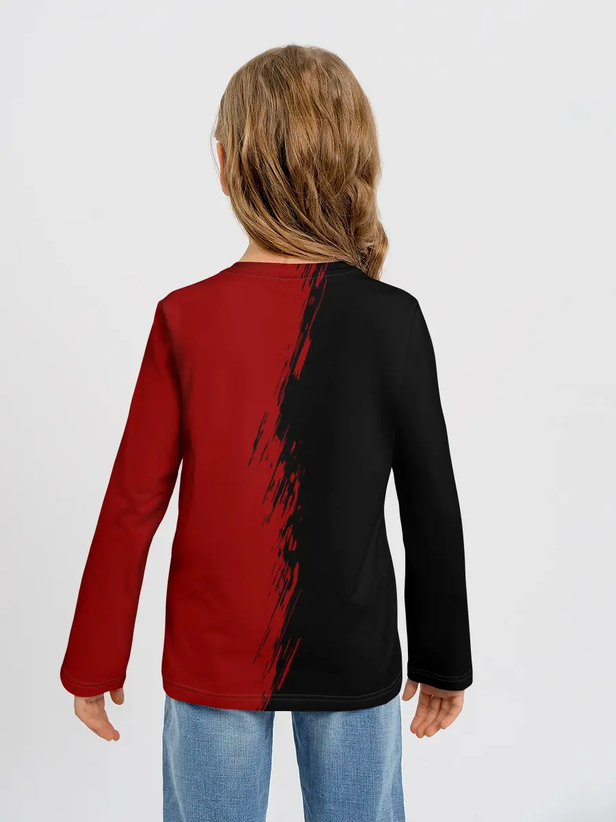 Детский лонгслив / Аста | Юно Чёрный клевер