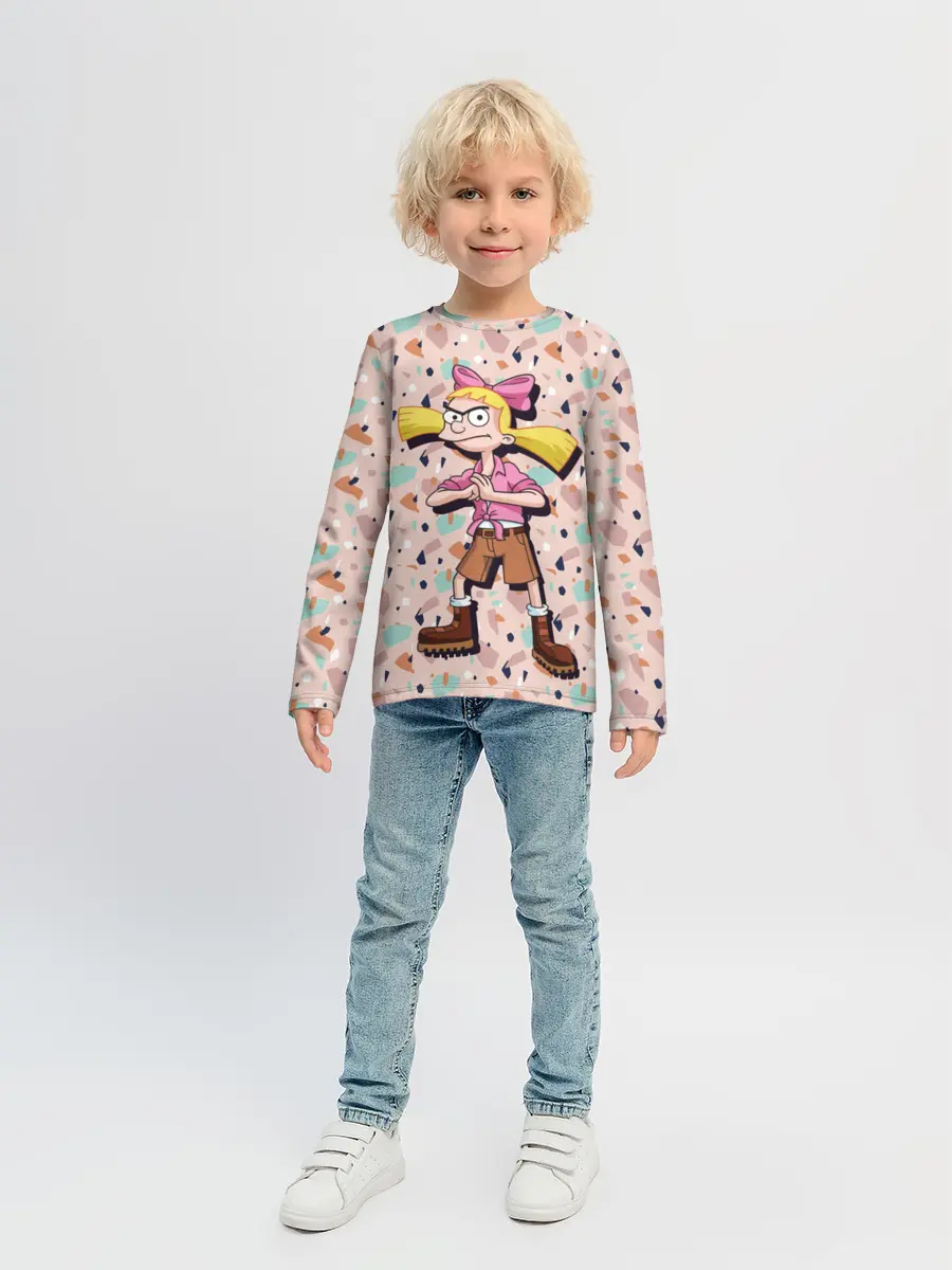 Детский лонгслив / Эй, Арнольд! Хельга Патаки