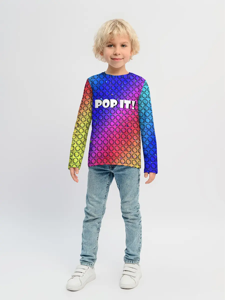 Детский лонгслив / Pop It!/ Simple Dimple