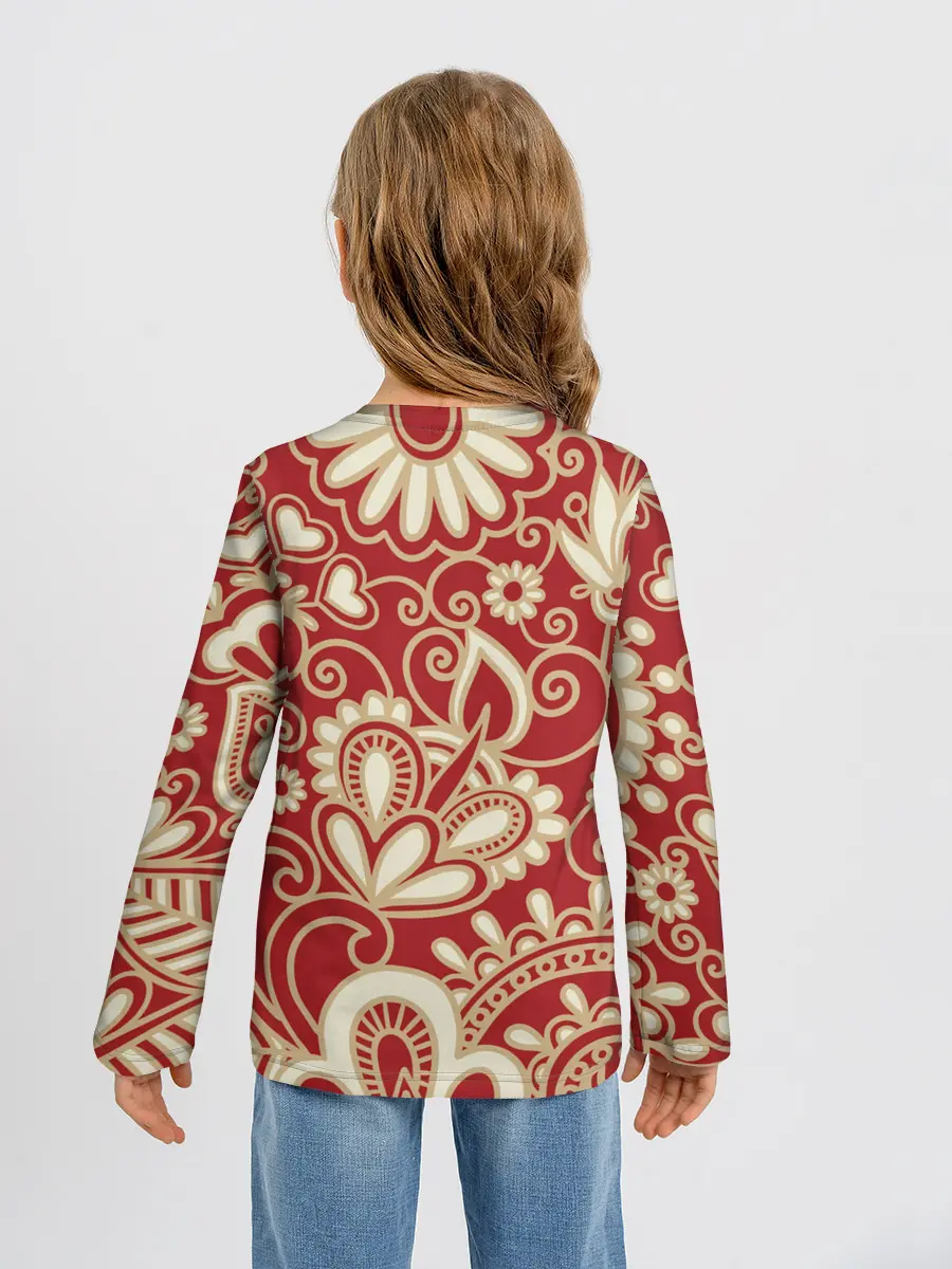 Детский лонгслив / КрасиВая ХохЛома