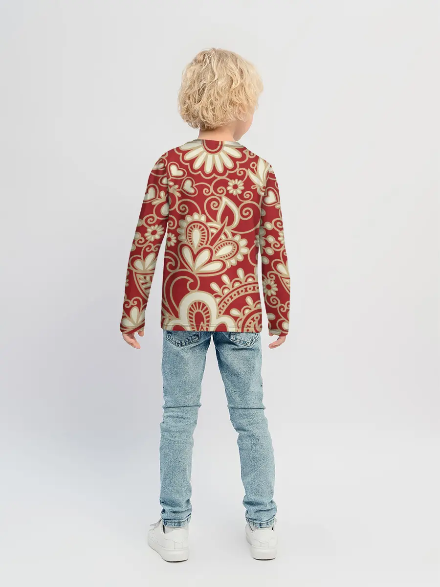 Детский лонгслив / КрасиВая ХохЛома