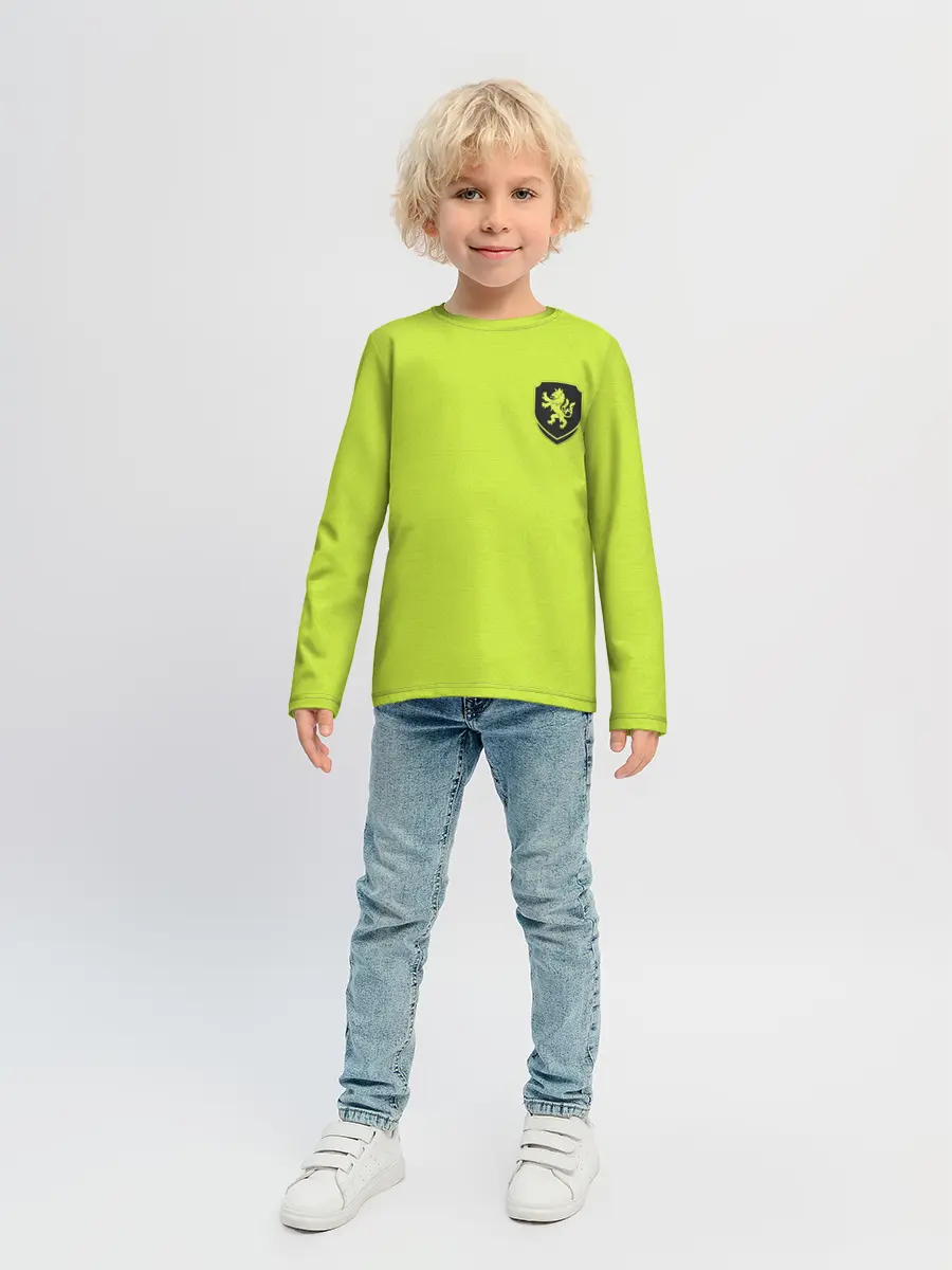 Детский лонгслив / Форма Чехия гостевая