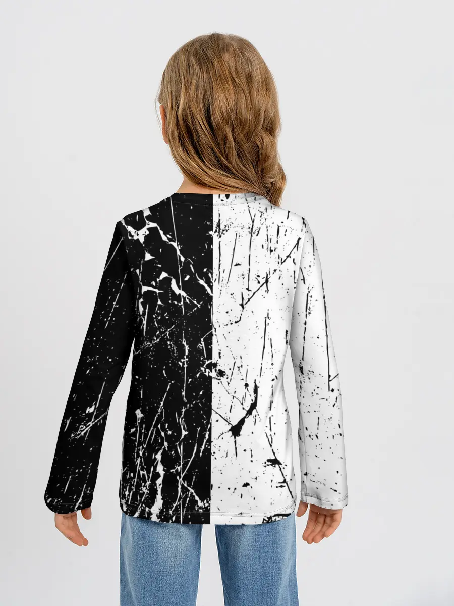 Детский лонгслив / ЧБ ГРАНЖ | RED BUTTERFLY