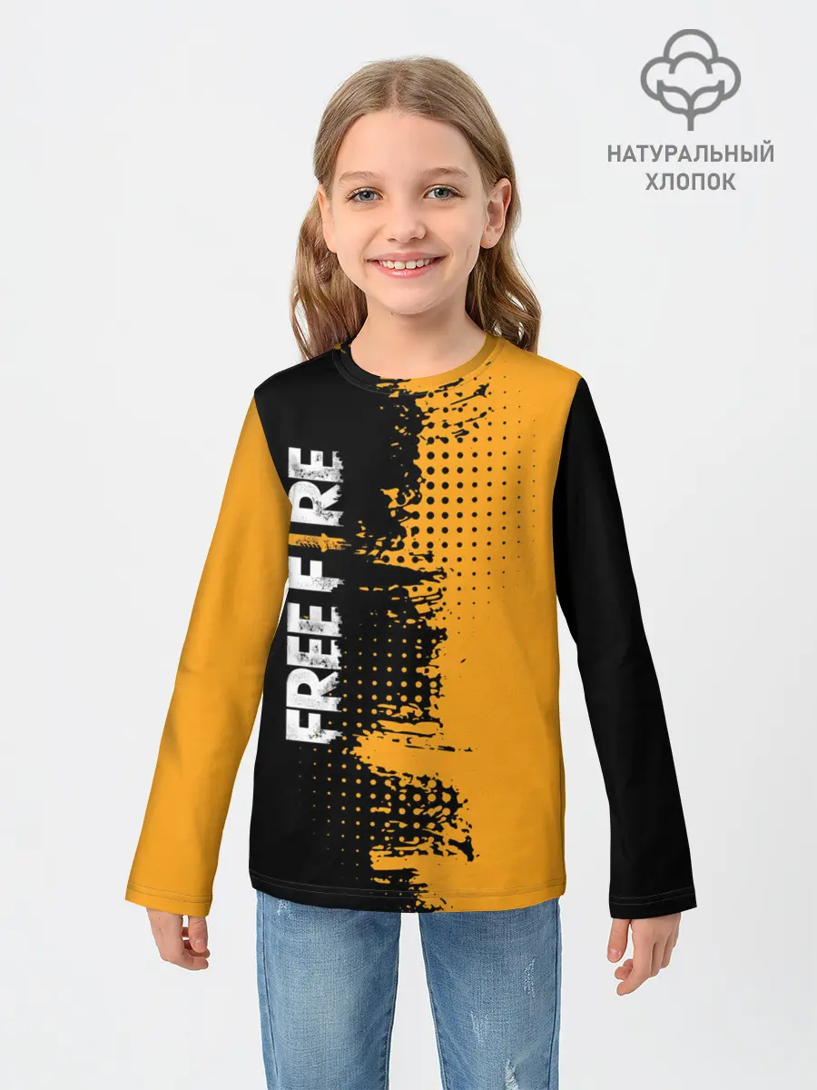 Детский лонгслив / Free Fire ? Фри Фаер.