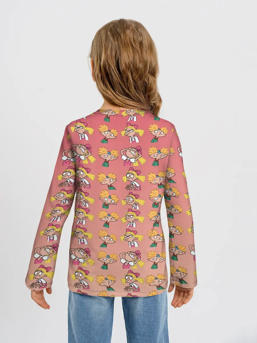 Детский лонгслив / Арнольд и Хельга