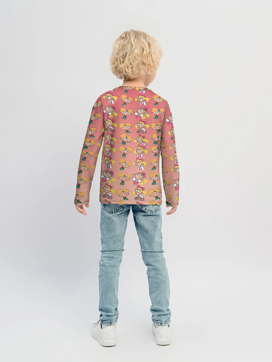 Детский лонгслив / Арнольд и Хельга