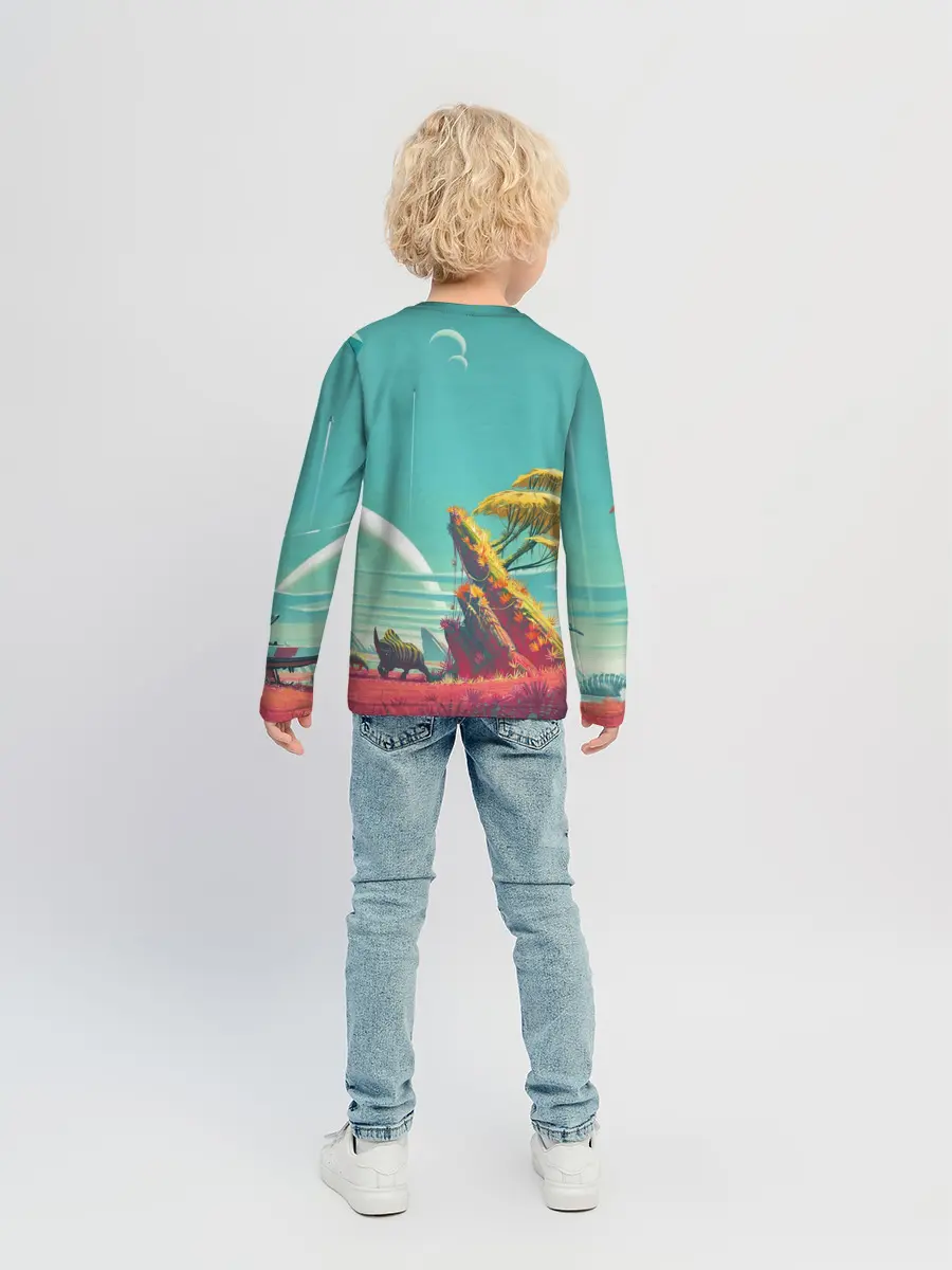 Детский лонгслив / No Man Sky